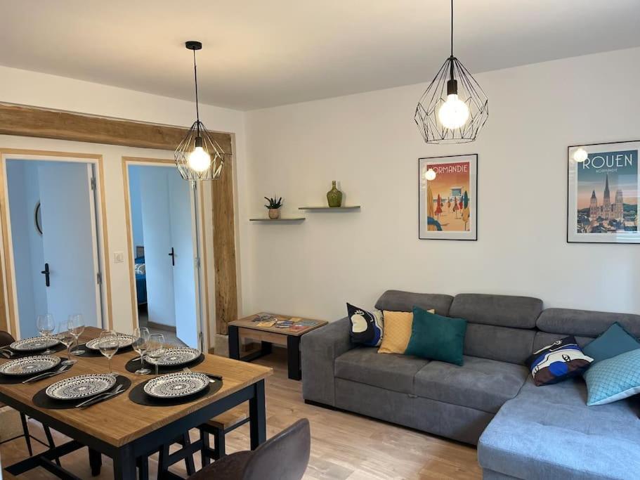 Chez Melanie, Pres De L'Abbaye Lägenhet Jumièges Exteriör bild